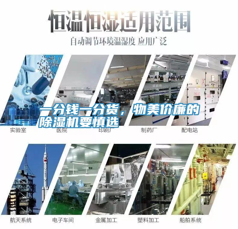 一分錢一分貨，物美價(jià)廉的除濕機(jī)要慎選