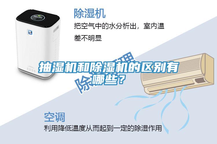 抽濕機和除濕機的區別有哪些？