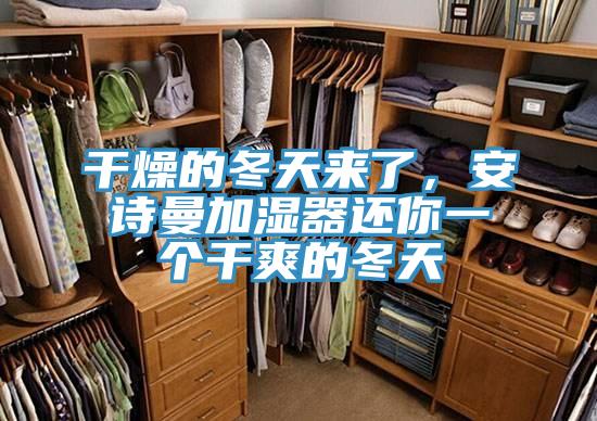 干燥的冬天來了，安詩曼加濕器還你一個干爽的冬天