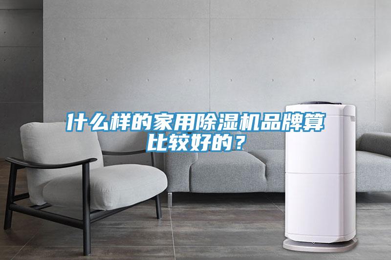 什么樣的家用除濕機品牌算比較好的？