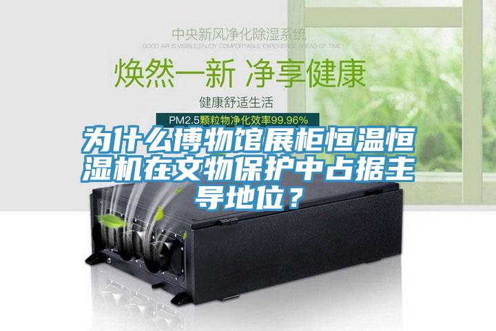 為什么博物館展柜恒溫恒濕機在文物保護中占據(jù)主導(dǎo)地位？