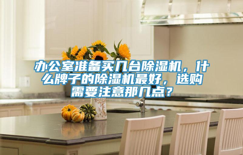辦公室準備買幾臺除濕機，什么牌子的除濕機最好，選購需要注意那幾點？