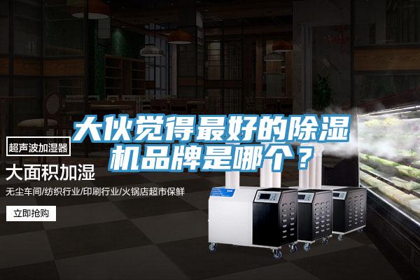 大伙覺得最好的除濕機(jī)品牌是哪個？
