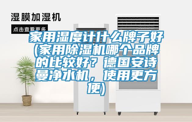 家用濕度計什么牌子好(家用除濕機哪個品牌的比較好？德國安詩曼凈水機，使用更方便)