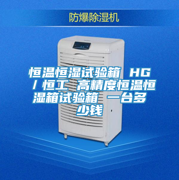 恒溫恒濕試驗(yàn)箱 HG／恒工 高精度恒溫恒濕箱試驗(yàn)箱 一臺(tái)多少錢(qián)