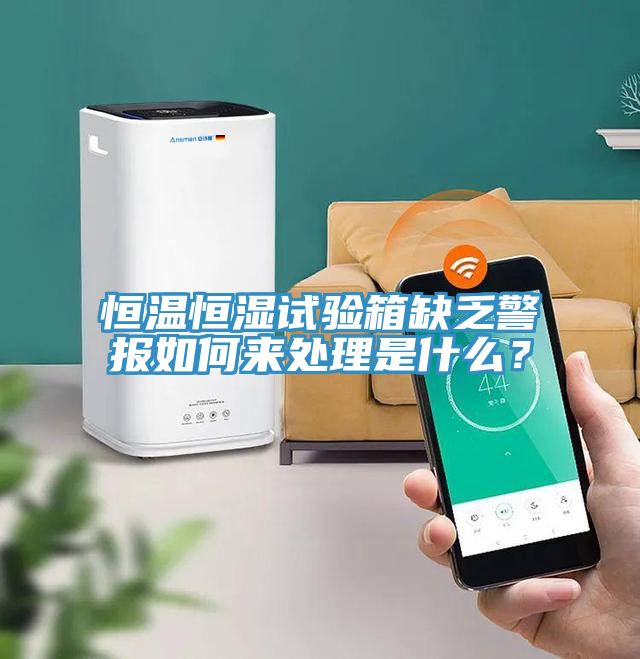 恒溫恒濕試驗(yàn)箱缺乏警報(bào)如何來(lái)處理是什么？